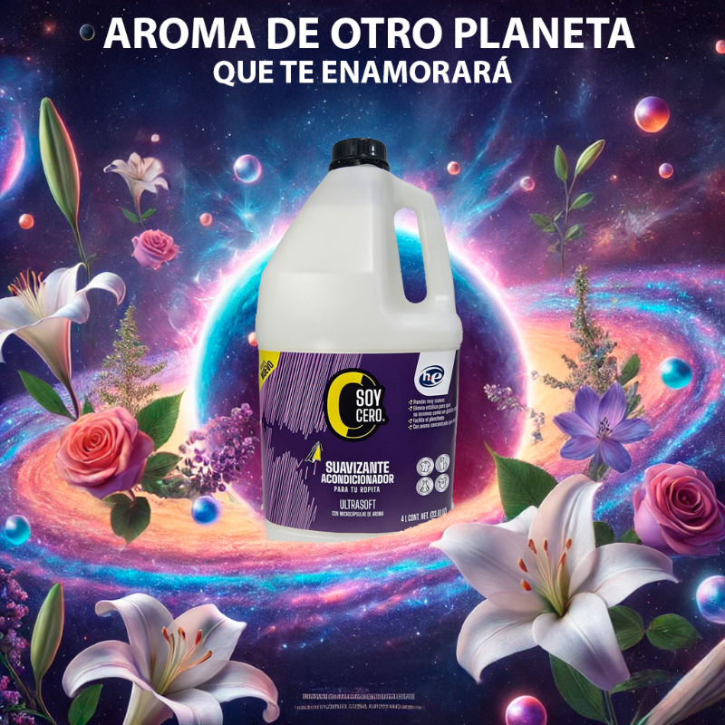 Suavizante y acondicionador de Telas con Fórmula Avanzada, Reduce Arrugas y Estática, Aroma Duradero