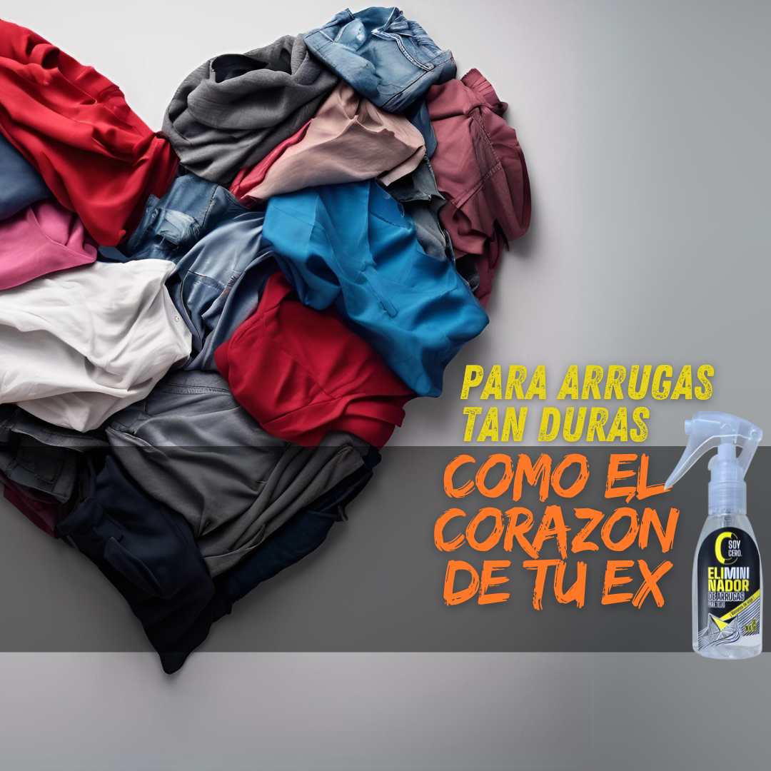 Soy Cero arrugas - EliMINIador de arrugas para telas, sin usar plancha para cualquier tela. EDICIÓN VIAJE
