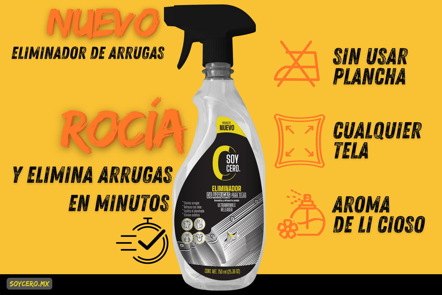 Eliminador de arrugas - Soy Cero