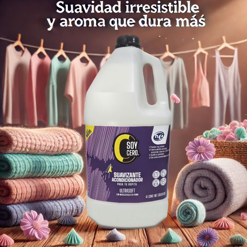 Suavizante y acondicionador de Telas con Fórmula Avanzada, Reduce Arrugas y Estática, Aroma Duradero