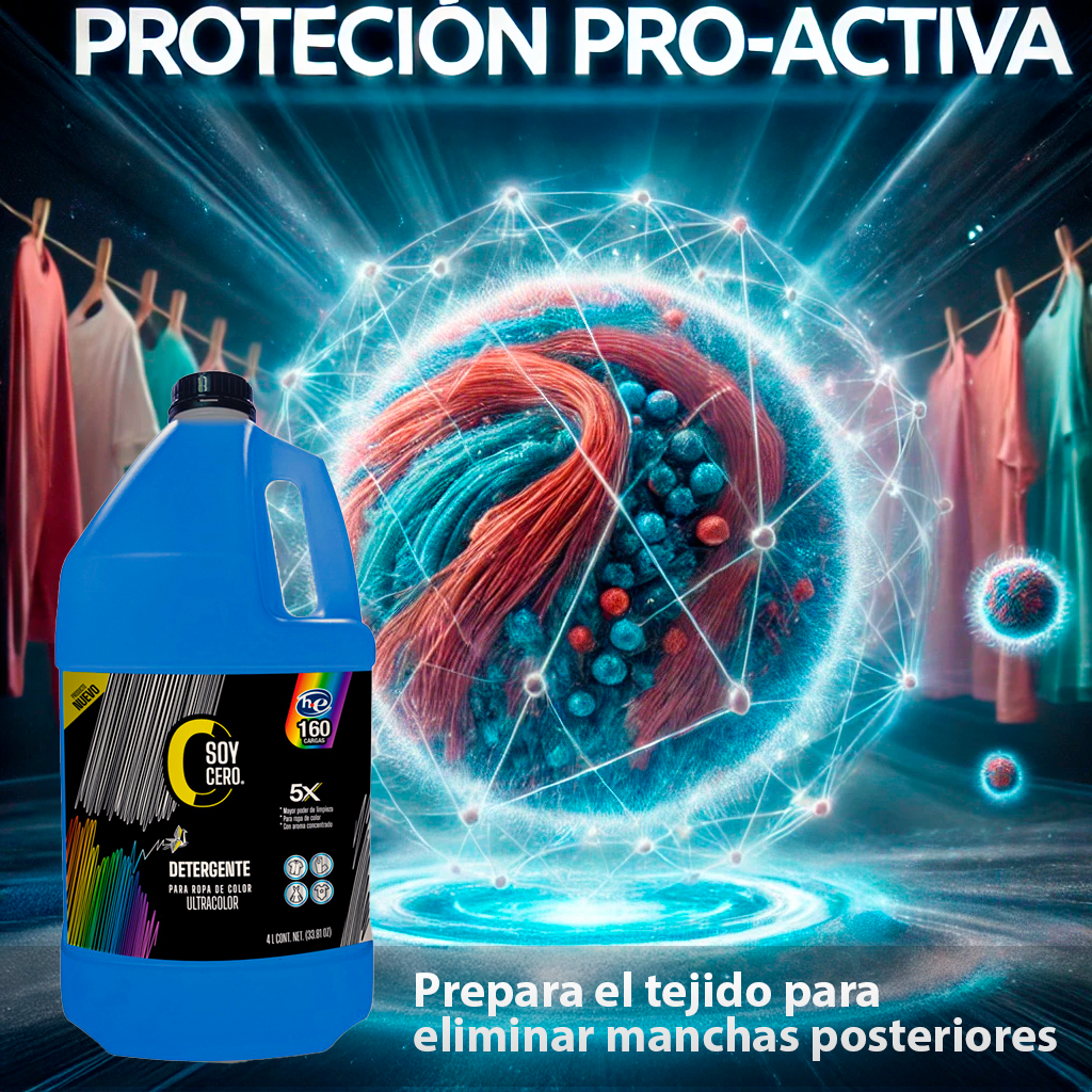 Detergente Ultracolor para Ropa de Color, 4 L, Fórmula 5X Concentrada, Aroma original, 160 Cargas
