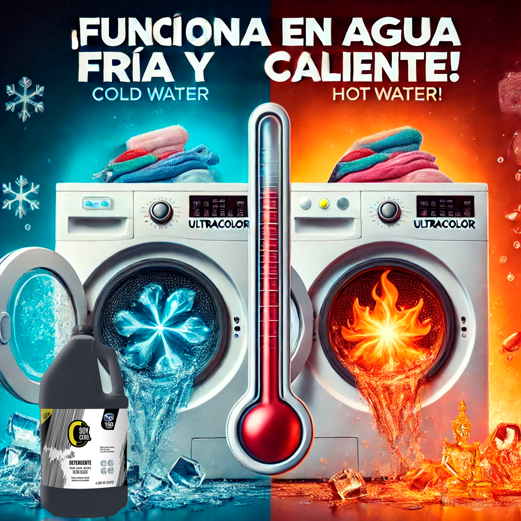 Detergente Ultrablack para Ropa Negra, 4 L, Fórmula Concentrada, 160 Cargas