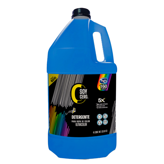 Detergente Ultracolor para Ropa de Color, 4 L, Fórmula 5X Concentrada, Aroma original, 160 Cargas