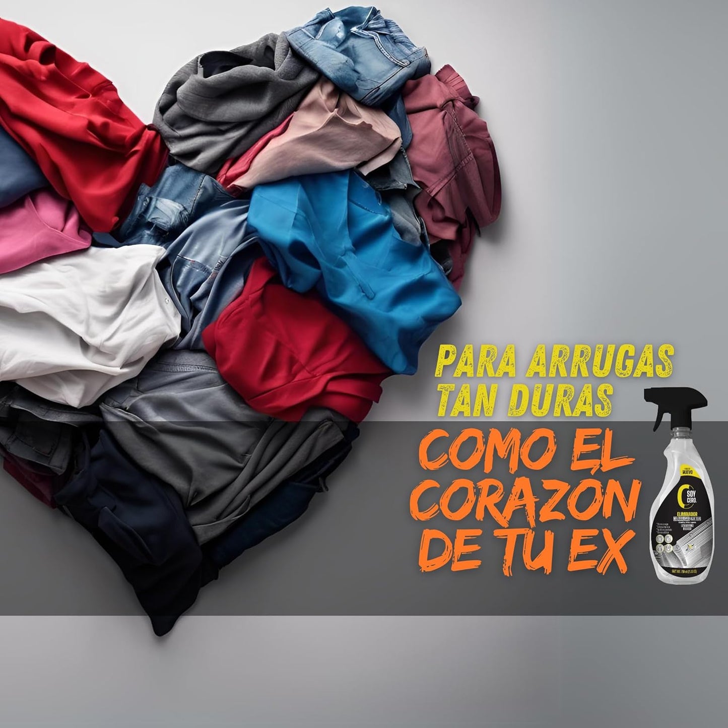 Paquete 3 Eliminador de arrugas para telas, sin usar plancha para cualquier tela - Soy Cero